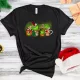 Karácsonyi Grinchmas kávés női póló – humoros ünnepi minta