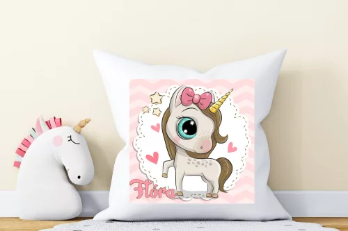 Unicornis 6 egyedi párna névvel