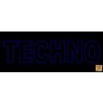Techno LED tábla 49x19 cm