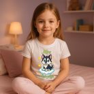 Alvós Lányka Póló Névvel – 18 Választható Cuki Kutyus Karakterrel