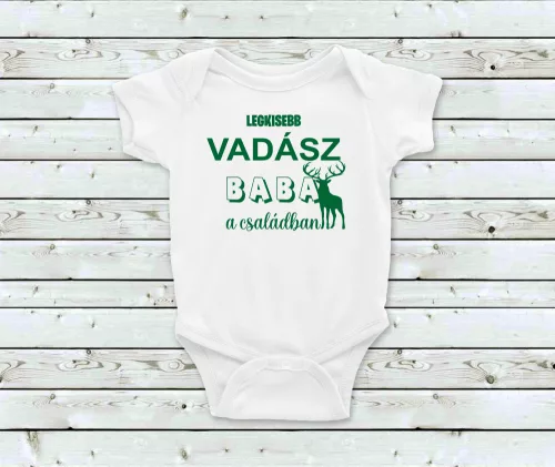 Legkisebb vadász baba a családban Baba body