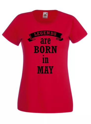 Legend are Born in  egyedi női Póló, egyedi póló