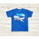 Repülős gyerek póló névvel