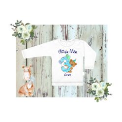 Macis 3 éves fiús szülinapi hosszú ujjú póló 