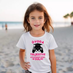 „Óvoda Teljesítve” gamer póló lányoknak