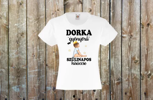 Szülinapi kisöccse lányka póló