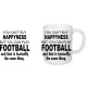 You can't buy happyness Football bögre