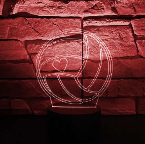 Röplabás kontúr 3D hatású led lámpa