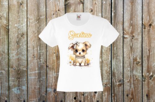 3. Kutyusos lány póló