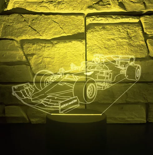 Aston Martin AMR21 3D lámpa