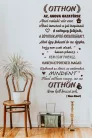 Otthon az, ahova hazatérsz falmatrica