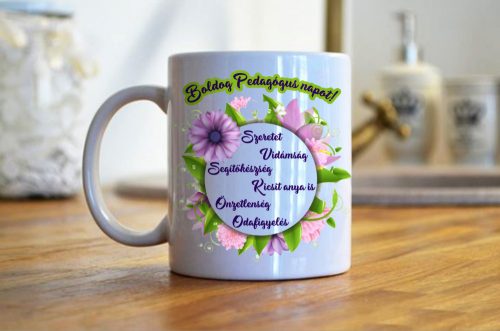 1. Pedagógus napra egyedi bögre 
