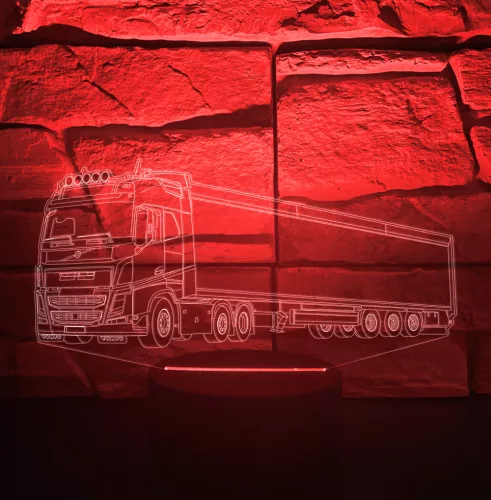 Volvo FH kamion név nélkül 3D hatású led lámpa