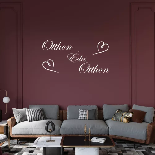 Otthon, édes otthon falmatrica (5. változat)