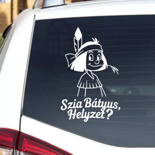 Yakari, szia bátyus, helyzet? - autó dekoráció