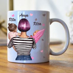 A világnak egy anya vagy egyedi bögre Kislány, Baba