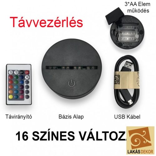 LED talp távirányítóval