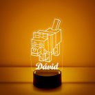 Minecraft farkas 3D LED Lámpa