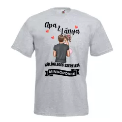   1. Apa lánya különleges szerelem mindörökké férfi póló (Lány)