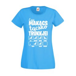 Egy makacs tacskó trükkjei női póló