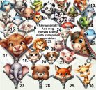 Állatos egyedi baba póló