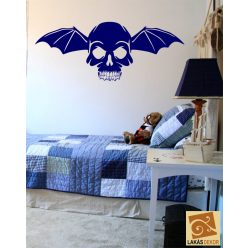 Szárnyas koponya Horror falmatrica