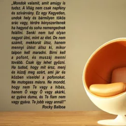 Mondok valamit, amit amúgy is tudsz. Idézet falmatrica
