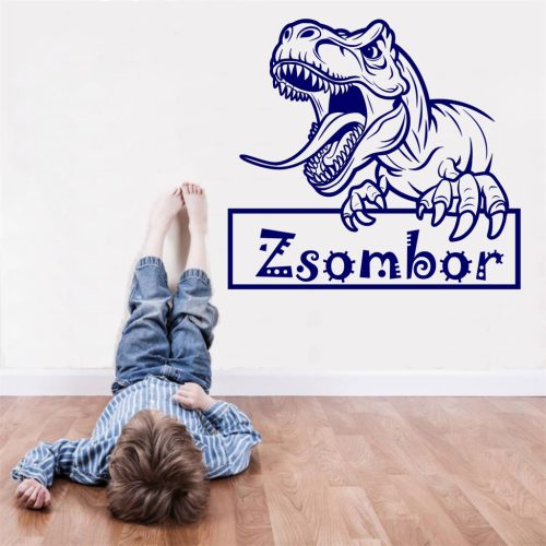 T-Rex névtábla falmatrica