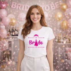 Bride lánybúcsús női póló (3.változat)