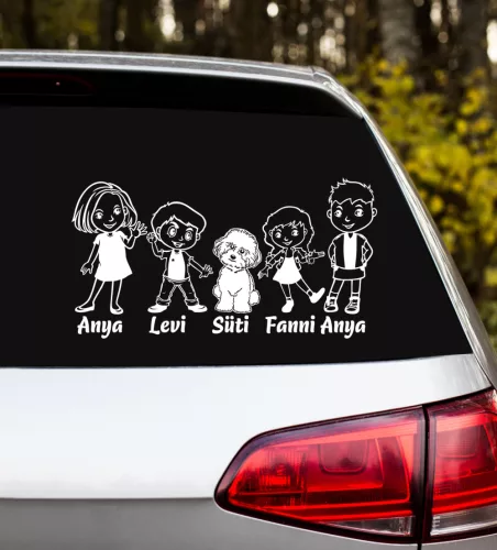 Anya Fiú Lány Anya Bolonese autósmatrica