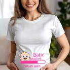 Baby Loading lányos női póló (5. változat)