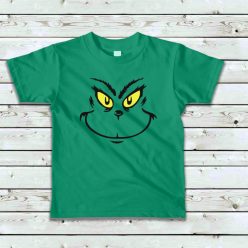   Karácsonyi gyerek póló – mókás arccal és ünnepi hangulattal