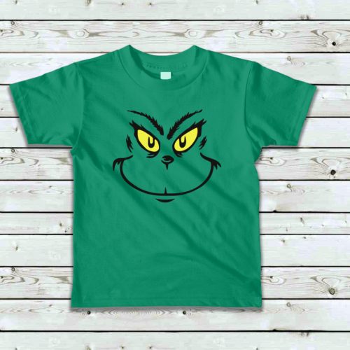 Karácsonyi gyerek póló – mókás arccal és ünnepi hangulattal