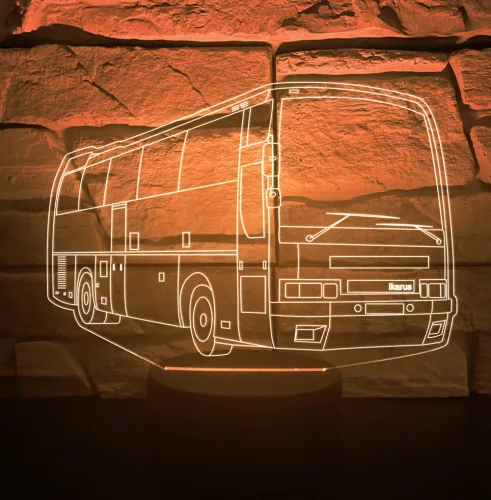 Ikarus 3D hatású led lámpa