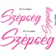 Szépség matrica