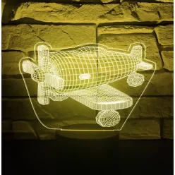 Repcsi 3D hatású led lámpa