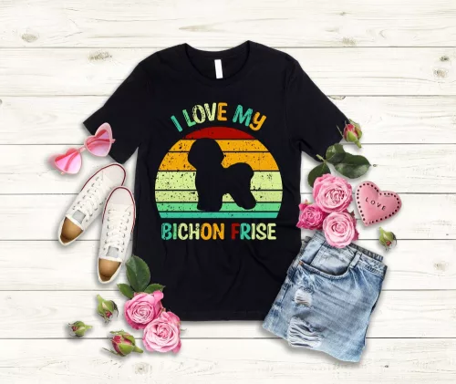 I love my Bichon Friese női póló