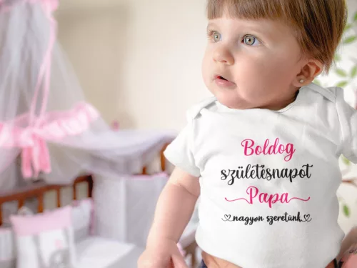 2. Boldog születésnapot Papa baba body
