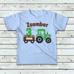Szülinapi traktoros baba póló