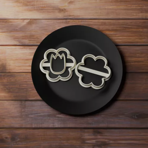 Tavaszi Kert – Tulipán a Virágban Linzer Kiszúró