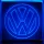 Volkswagen logó ledtábla
