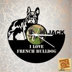 Francia bulldog, névvel