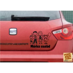 Család 4 autósmatrica