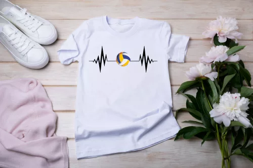 Röplabda EKG Női póló