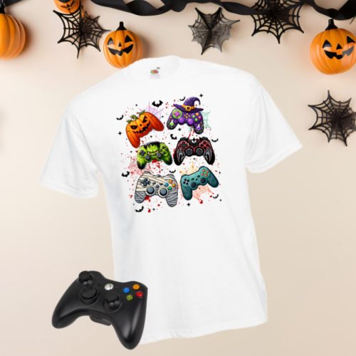 Gamer kedvelőknek Halloween-i kiadás gyerek póló