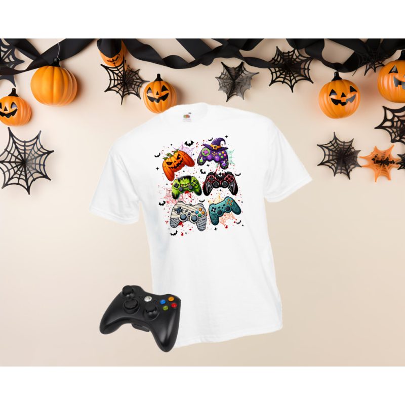 Gamer kedvelőknek Halloween-i kiadás gyerek póló