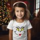 Karácsonyi lányka póló Grinch mintával – vidám ünnepi hangulat kislányoknak