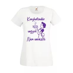Konyhatündér vagyok, nem varázsló női póló