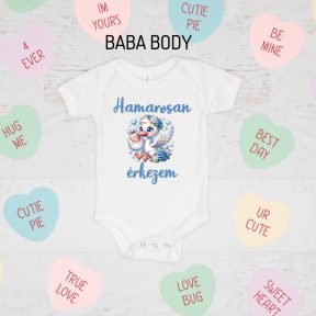 Hamarosan érkezem-Megérkeztem Baba body