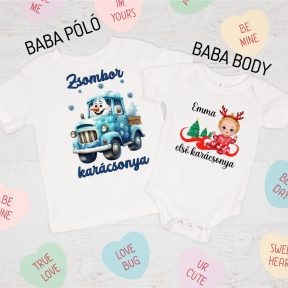 Ünnepek Baba body, Baba póló